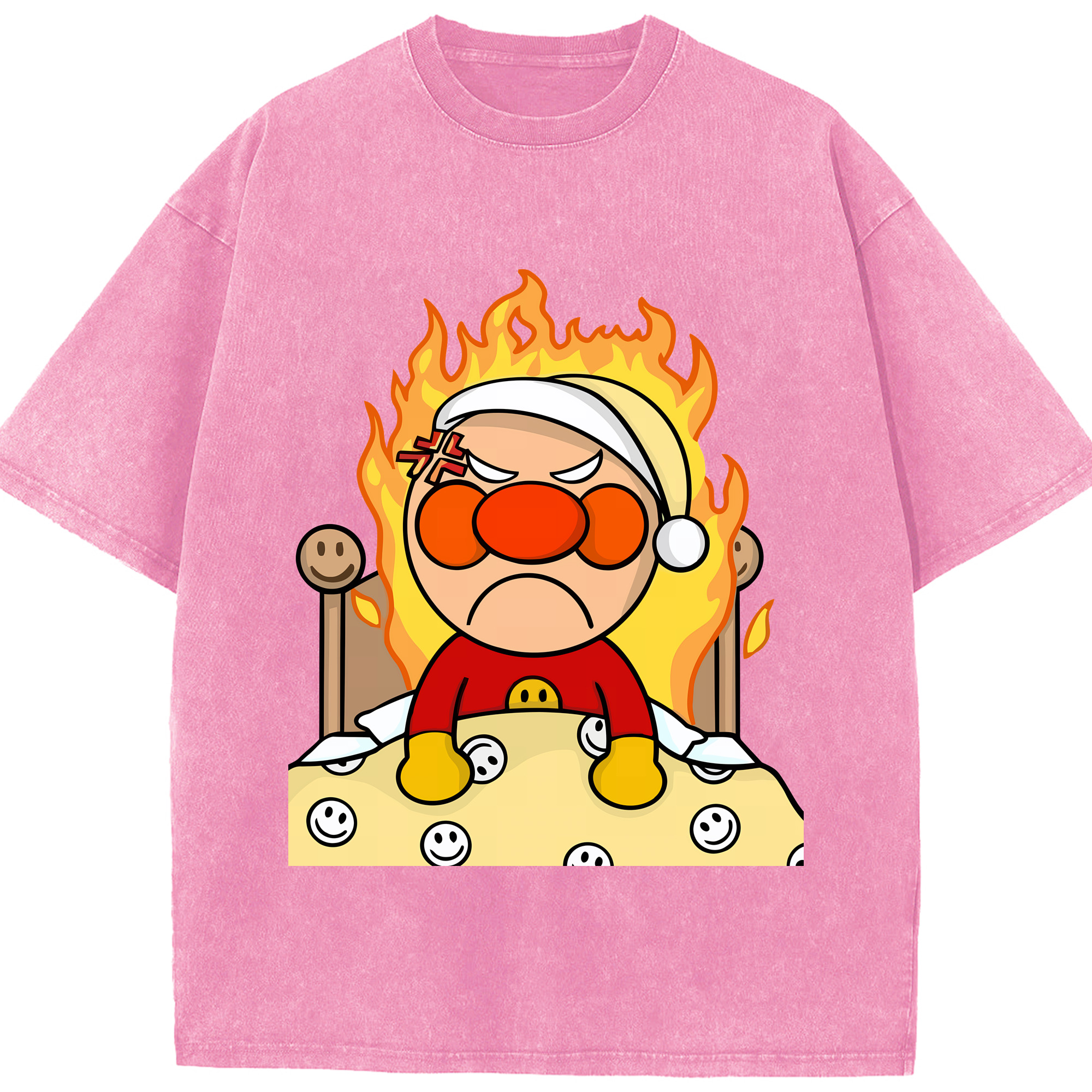（画像用） アンパンマン Anpanman 綿100% ヴィンテージ風 半袖Tシャツ（フロントプリント）